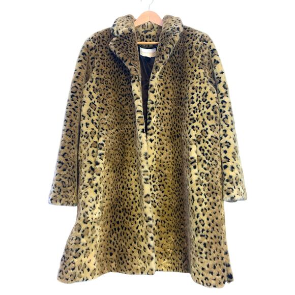 Vintage Worthington Leopard Faux Fur Peacoat, Women’s Size S, Mint Condition Y2K - Picture 1 of 13